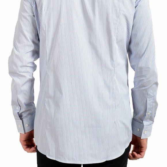 Hugo Boss Men's "T-Charlie" Multi-Color Slim Fit Striped Long Sleeve Dress Shirt - Picture 3 of 9